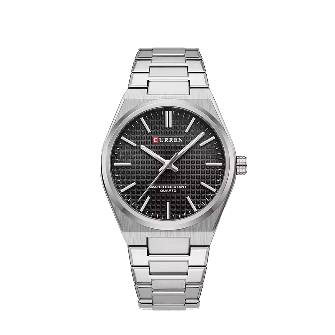 CURREN 8439 Men's Stainless Steel Watch | Black Dial