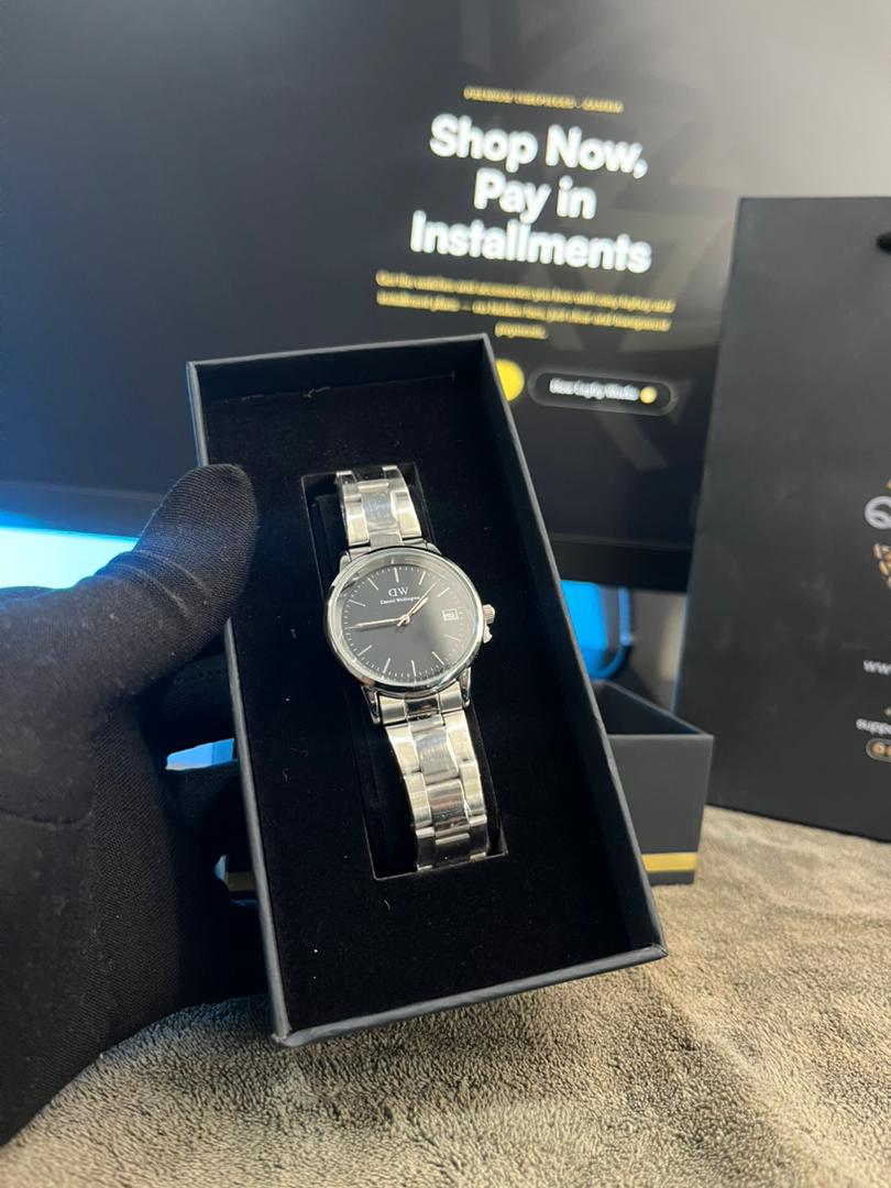 Daniel Wellington Iconic Link |Silver & Black inside