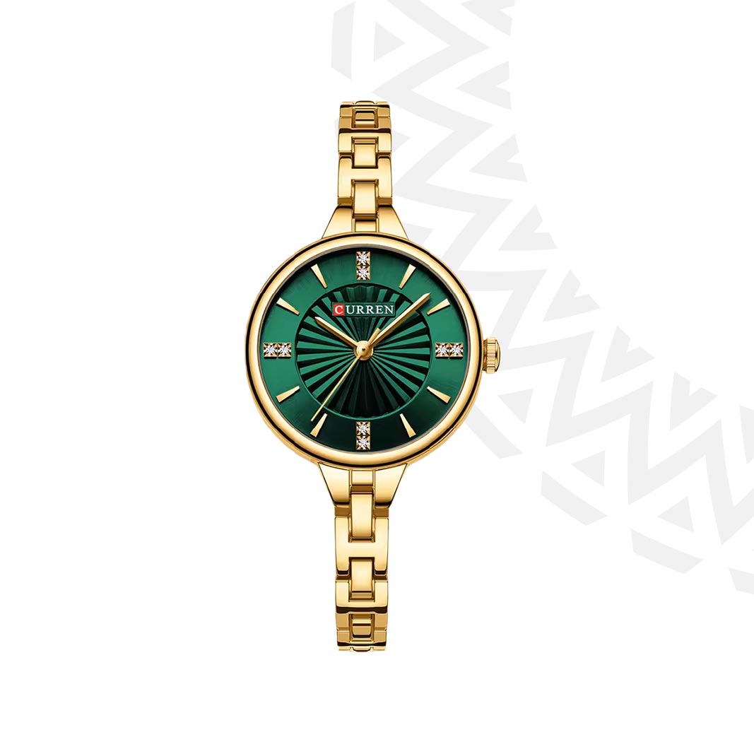 CURREN 9097l Women's Stainless Steel quartz view 2